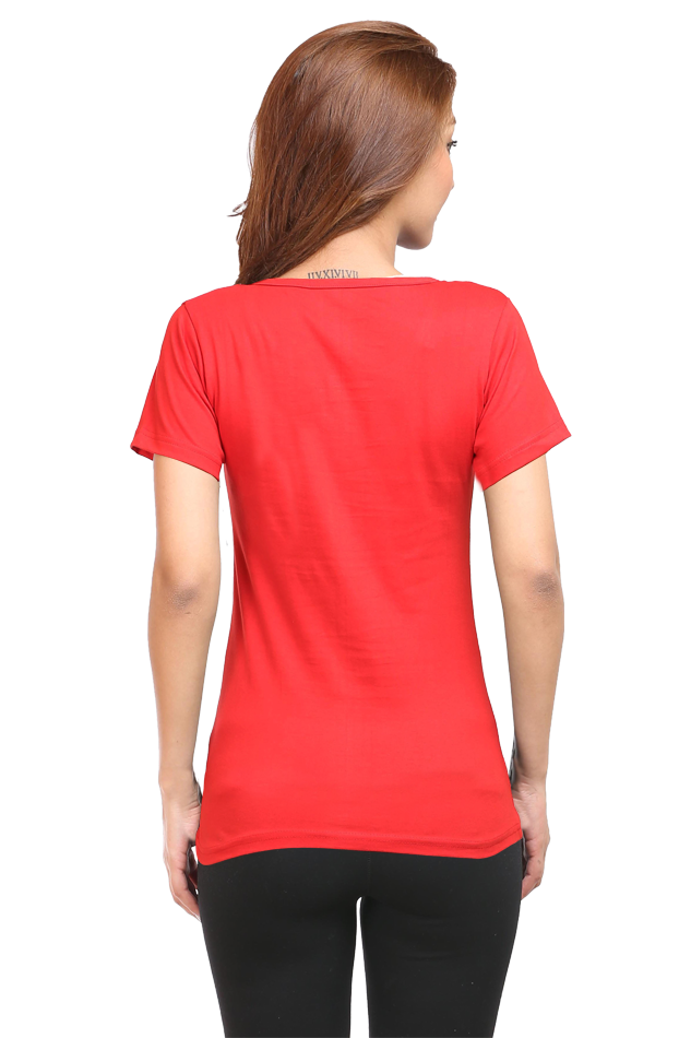 🎄 Women’s Half Sleeves T-Shirt – Festive Christmas Edition! 🎄