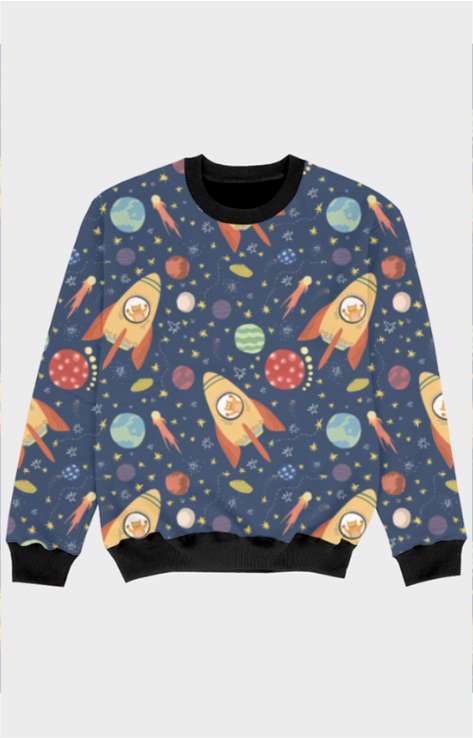 🎨 Kids Designer Unisex Sweatshirt – Vibrant Comfort for Every Adventure! 👕