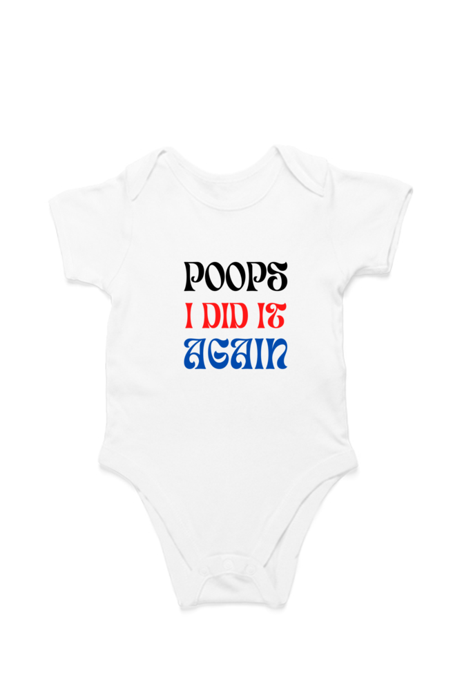 🍼 "Poops I Did It Again" - Baby Romper 💩✨