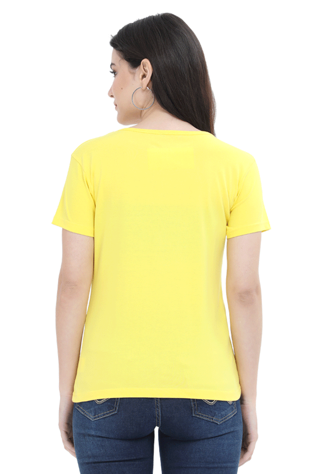 🧘‍♀️ "Breathe In, Breathe Out" Round Neck Women's T-Shirt – For the Zen in You! 🌿