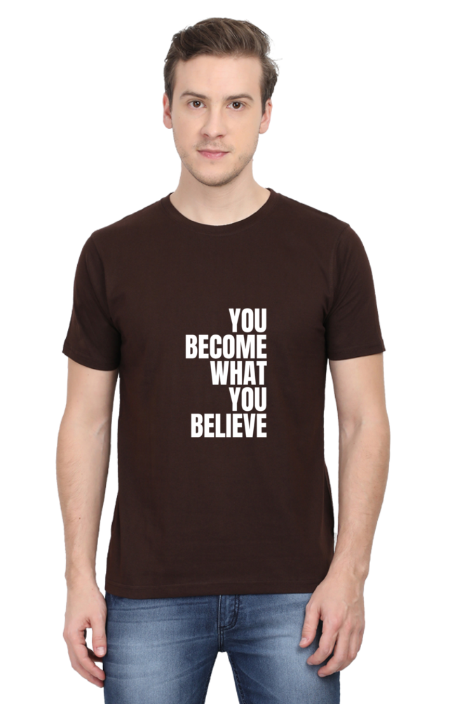 ✨ "You Become What You Believe" - Motivational Unisex T-Shirt 🌟