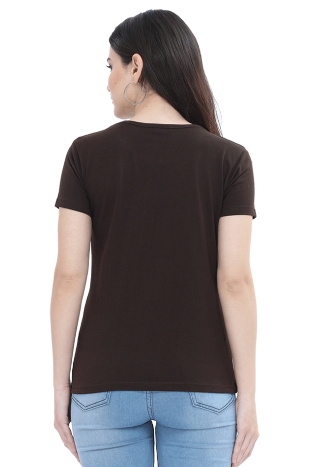 🇮🇳 Women’s Half Sleeves T-Shirt – "India Travel" Edition 🇮🇳