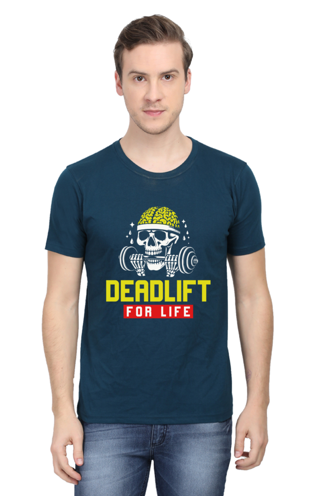 🏋️‍♂️ Deadlift for Life - Unisex Premium Cotton T-Shirt 💪🔥