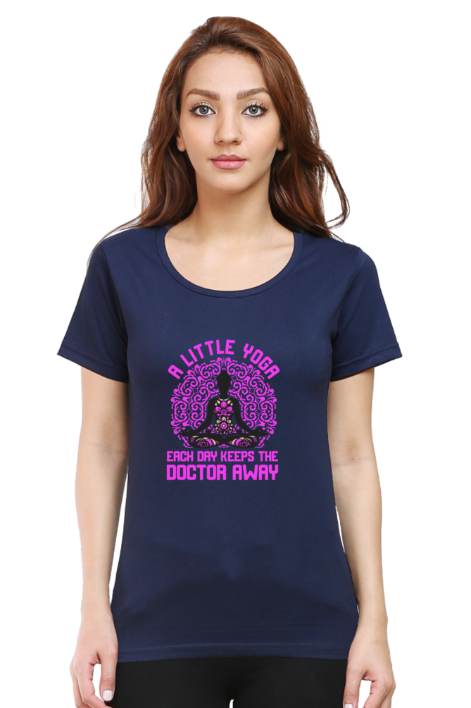 💪 "A Little Yoga Each Day Keeps the Doctor Away" - Women's Relaxed Fit Tee 🧘‍♀️✨