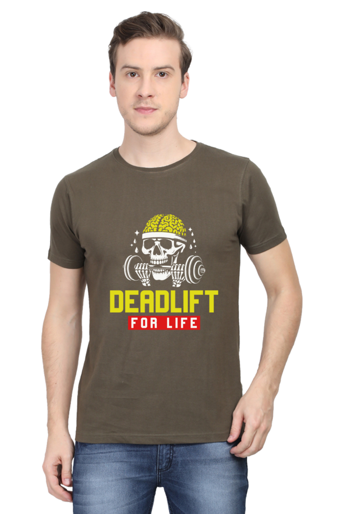 🏋️‍♂️ Deadlift for Life - Unisex Premium Cotton T-Shirt 💪🔥