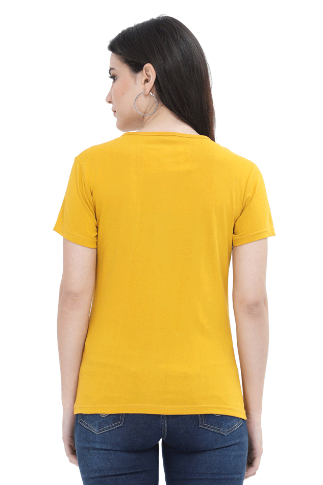 🇮🇳 Women’s Half Sleeves T-Shirt – "India Travel" Edition 🇮🇳