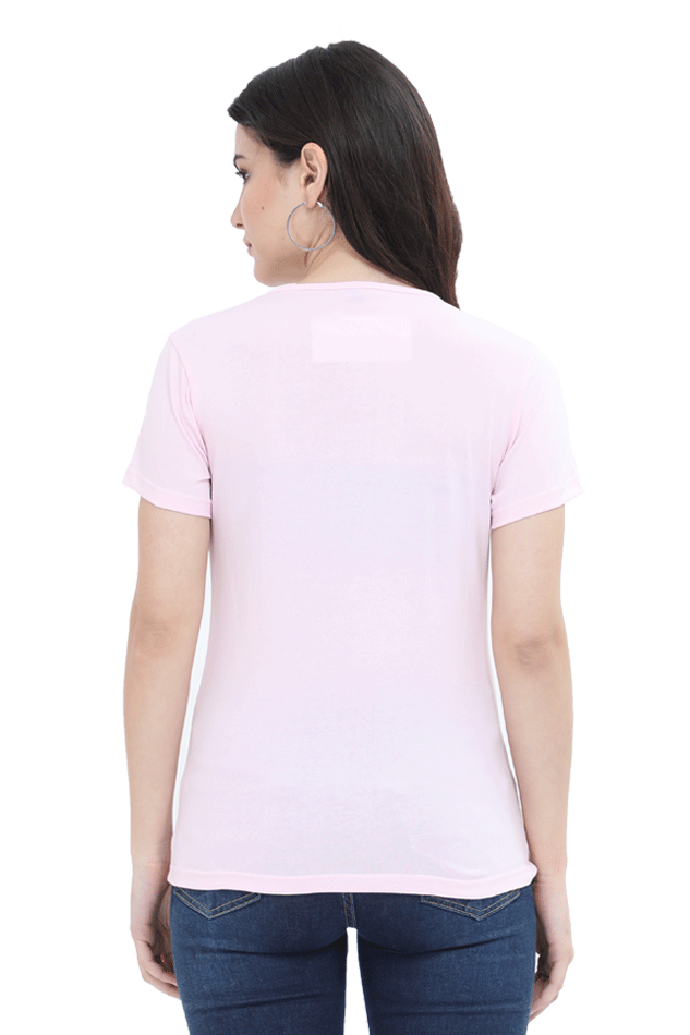 ✈️ Women’s Half Sleeves T-Shirt – "I Want a Ticket to Anywhere" 🌍