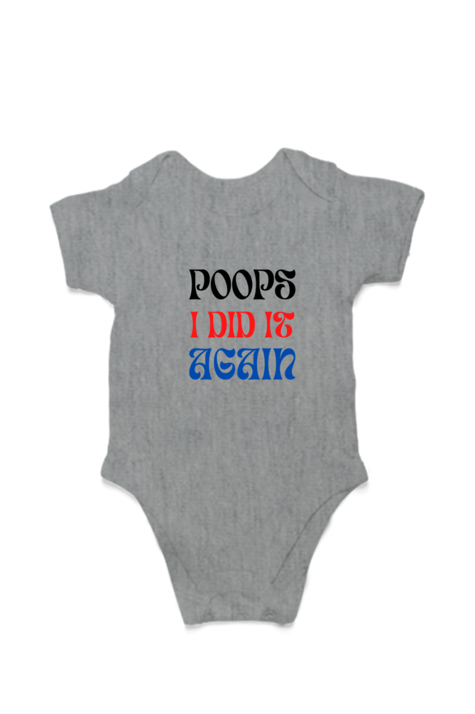 🍼 "Poops I Did It Again" - Baby Romper 💩✨