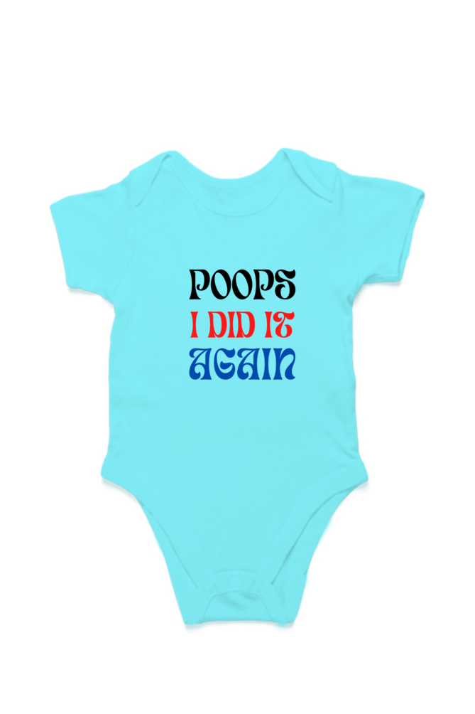 🍼 "Poops I Did It Again" - Baby Romper 💩✨