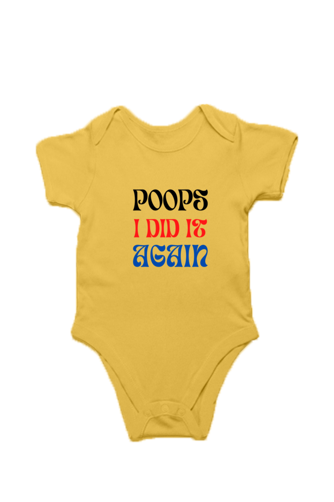 🍼 "Poops I Did It Again" - Baby Romper 💩✨