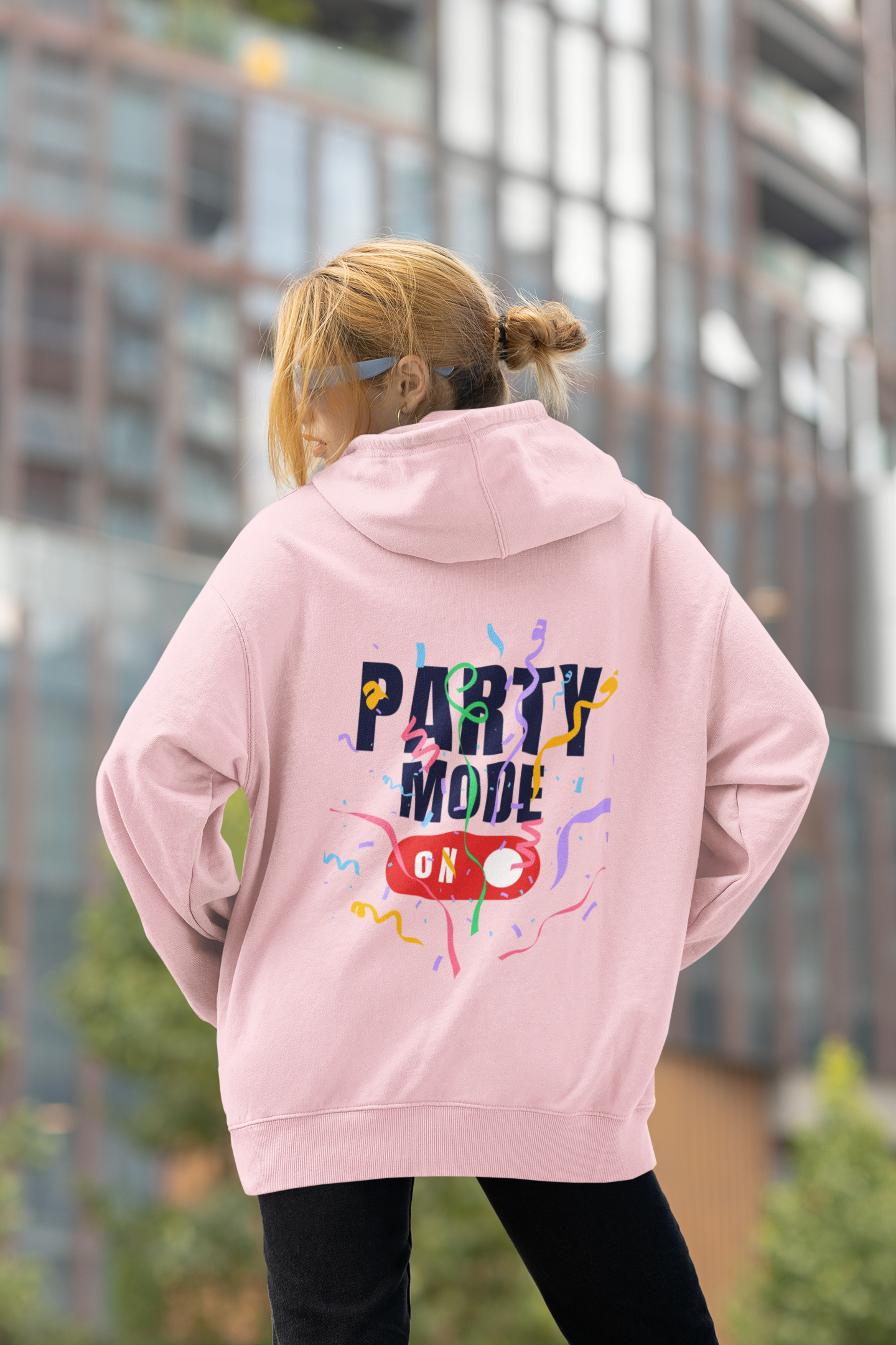 🎉 Oversized Unisex Hoodie – Party Mode On! 🎉